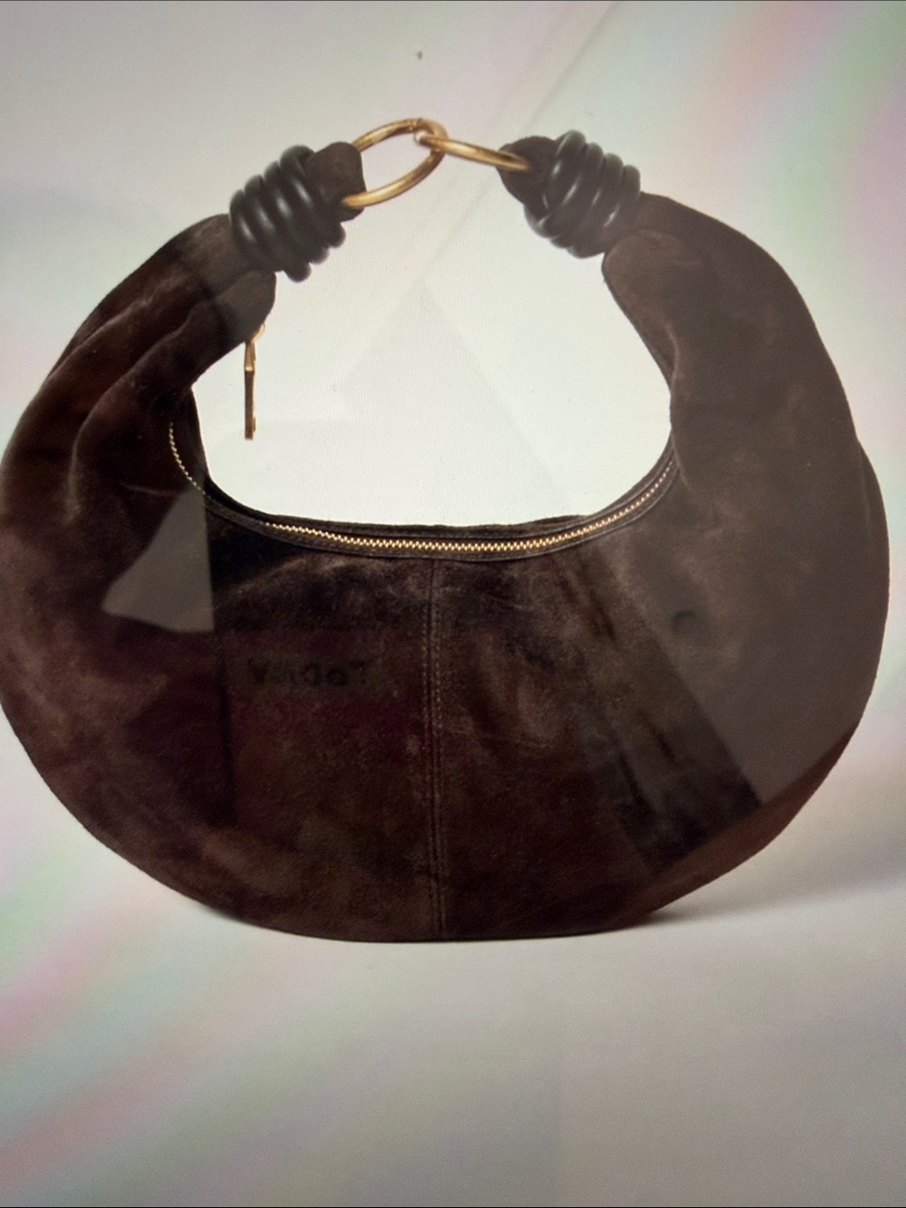 Alf the label dumpling handbag suede brown - Picture 10 of 10